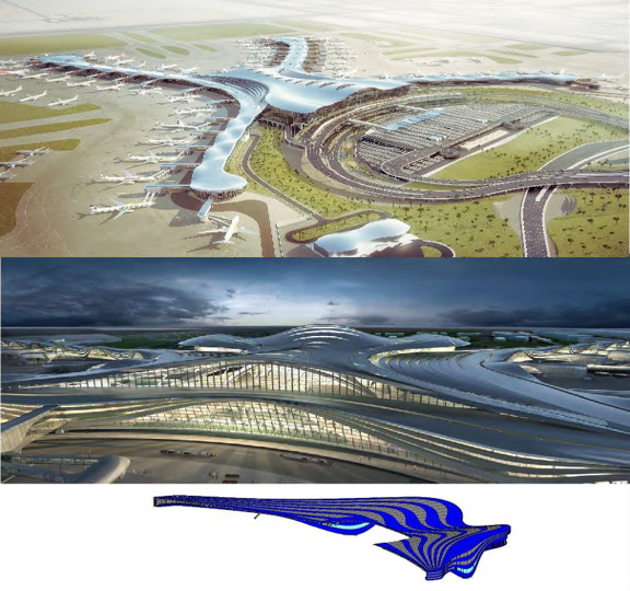 Abu Dhabi International Airport - BIM Development for Midfield Terminal Building Duty Free Canopy works gallery image 1