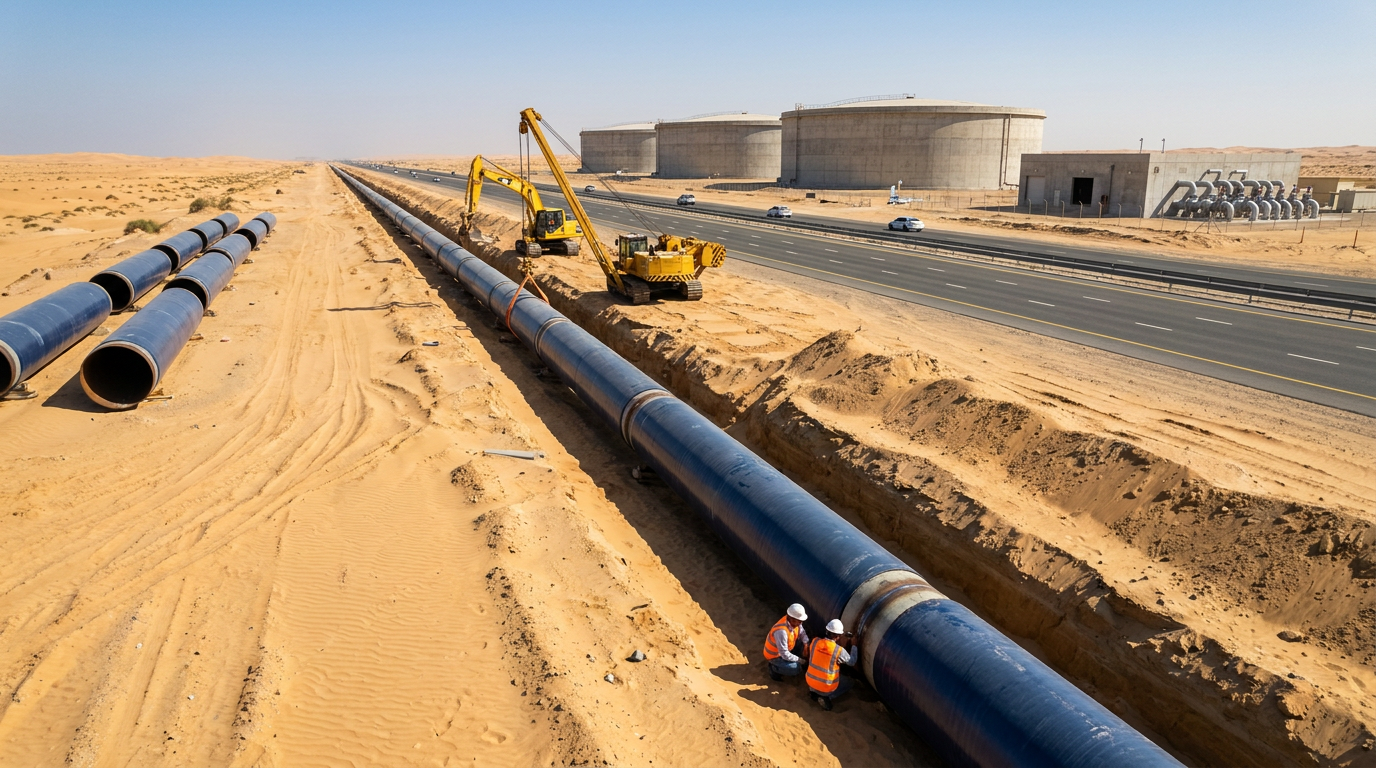 Supply of Recycled Water along Abu Dhabi - Al Ain Road (Package B)